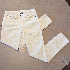Patagonia Corduroy Pants Women’s Size 29 or 8 Beige Cream Organic Cotton Skinny